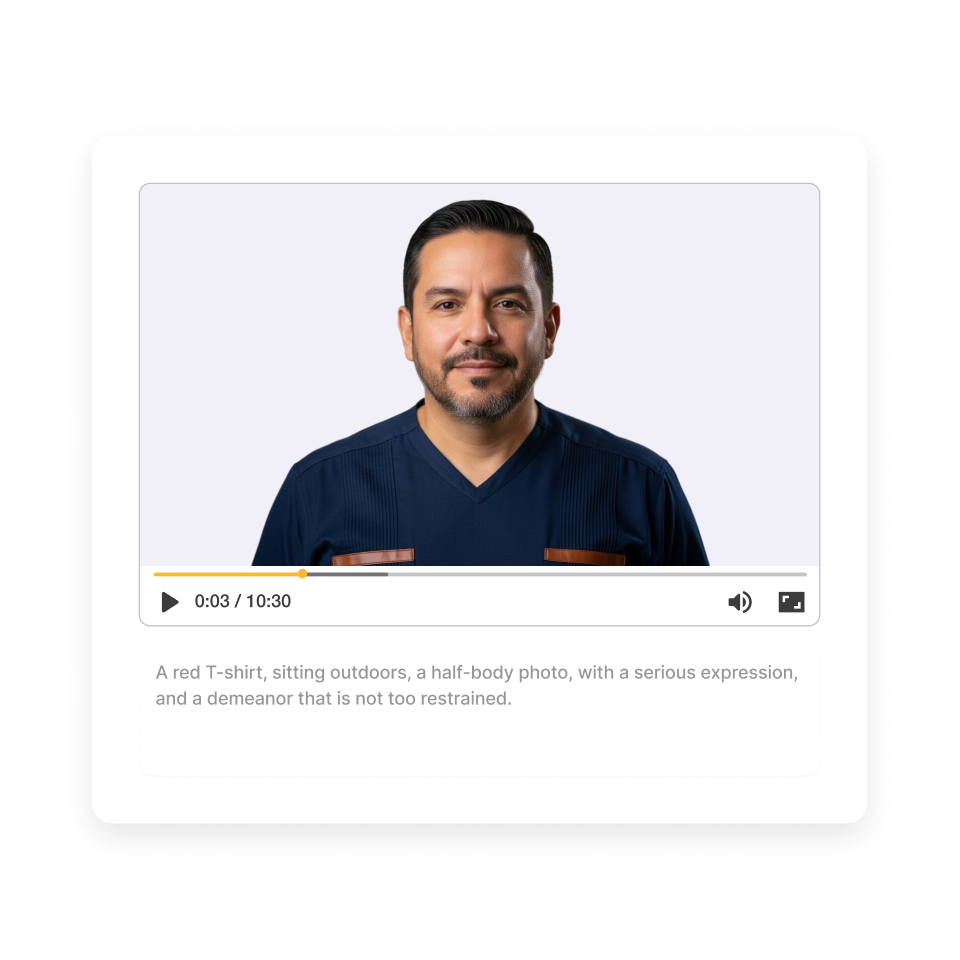 AI avatar preview for educational video content with Visla